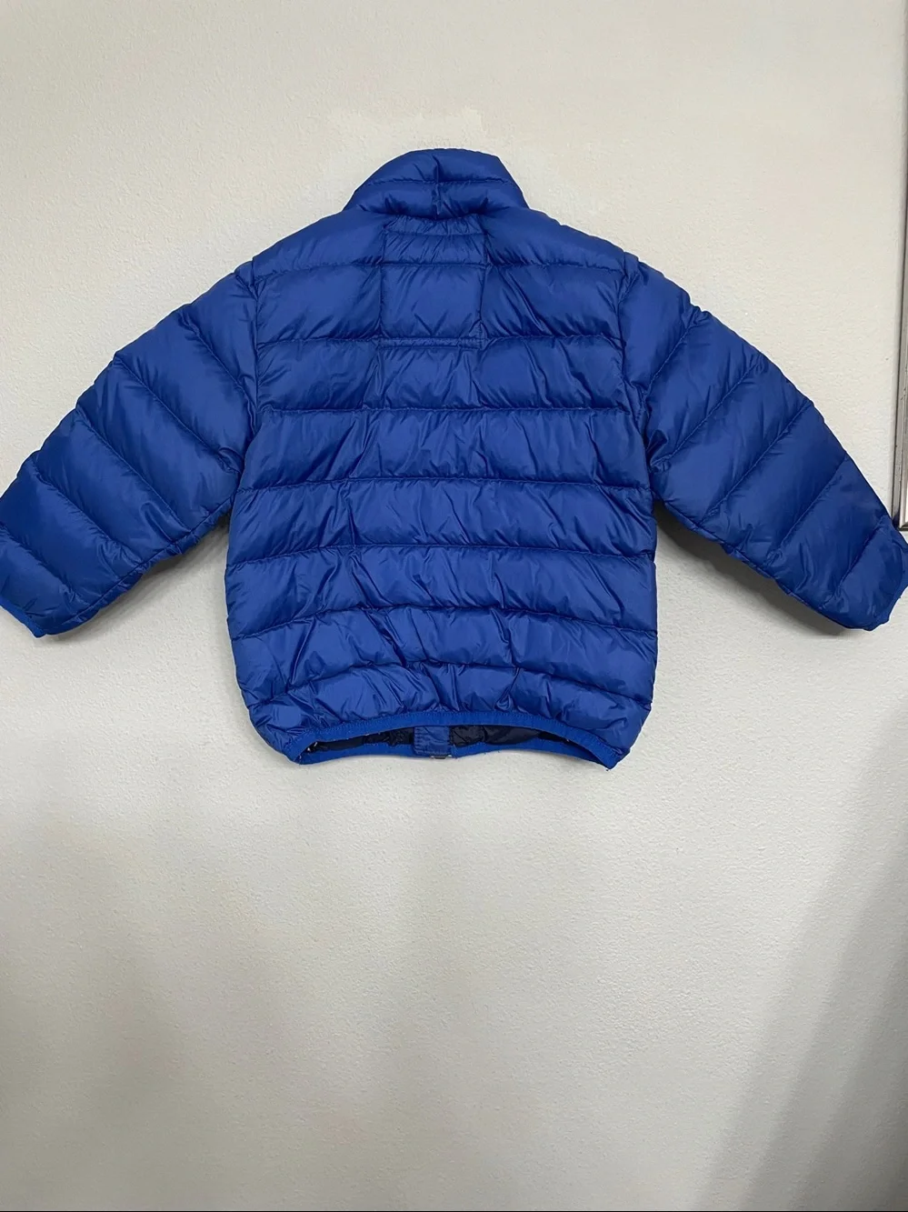 Hanna Andersson Blue Superlight Down Puffer Jacket Size 80 (18-24 Months)